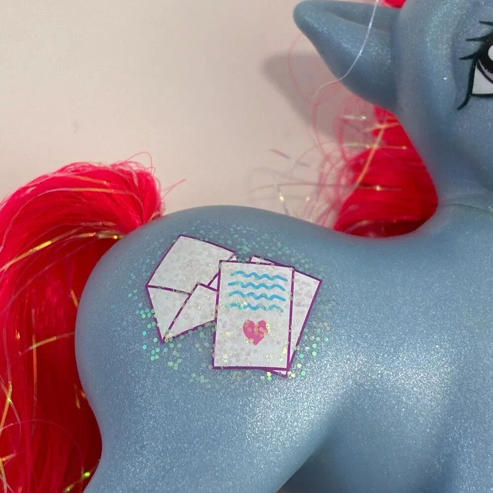 VTG G3 My Little Pony Love Wishes Blue Red Mail Order Hasbro 2005 Valentine